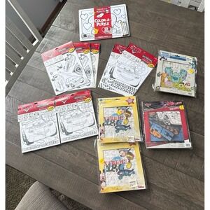NWT Disney color sheets, stickers and puzzles bundle